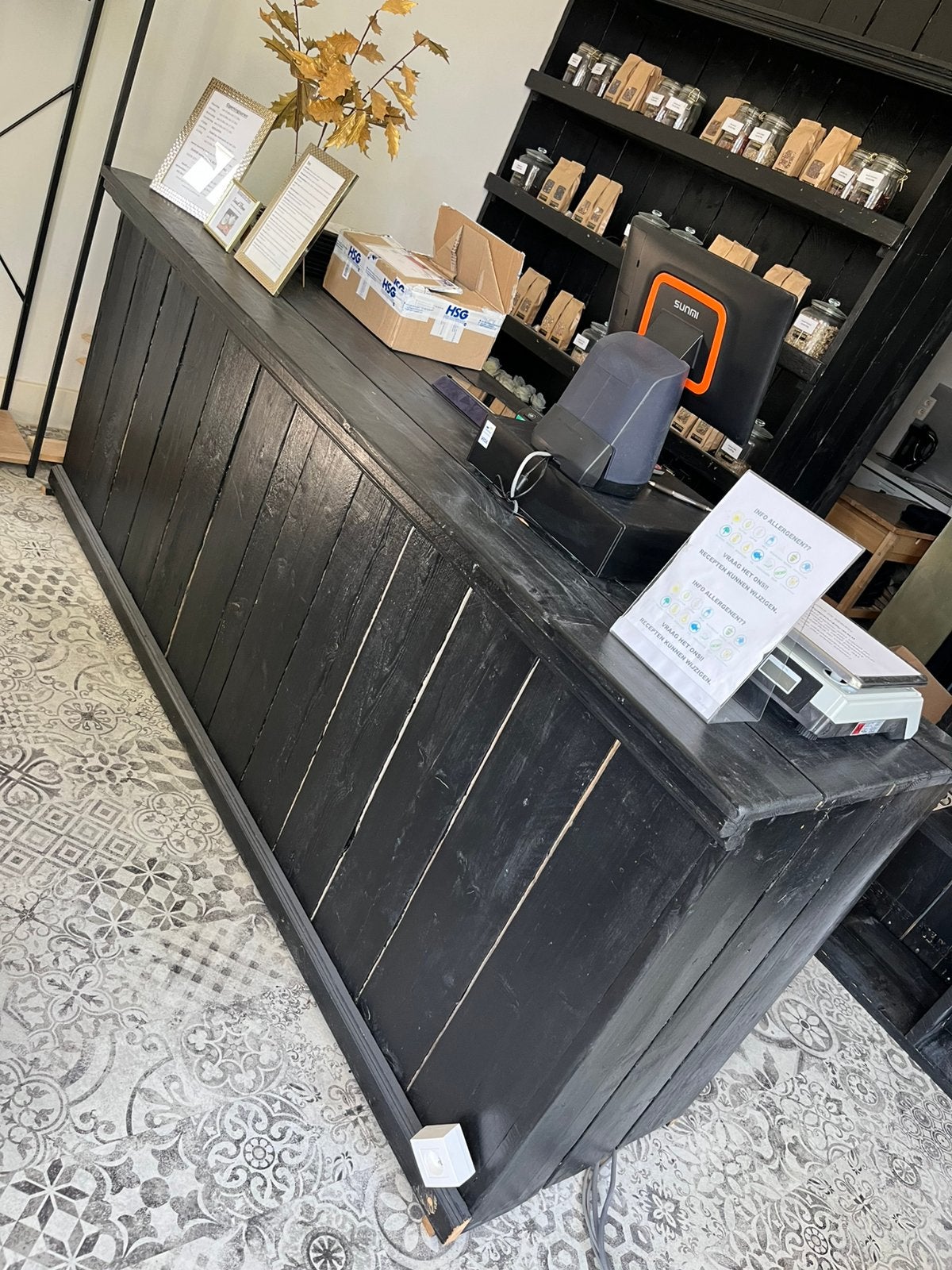 Comptoir de bar, Enlèvement
