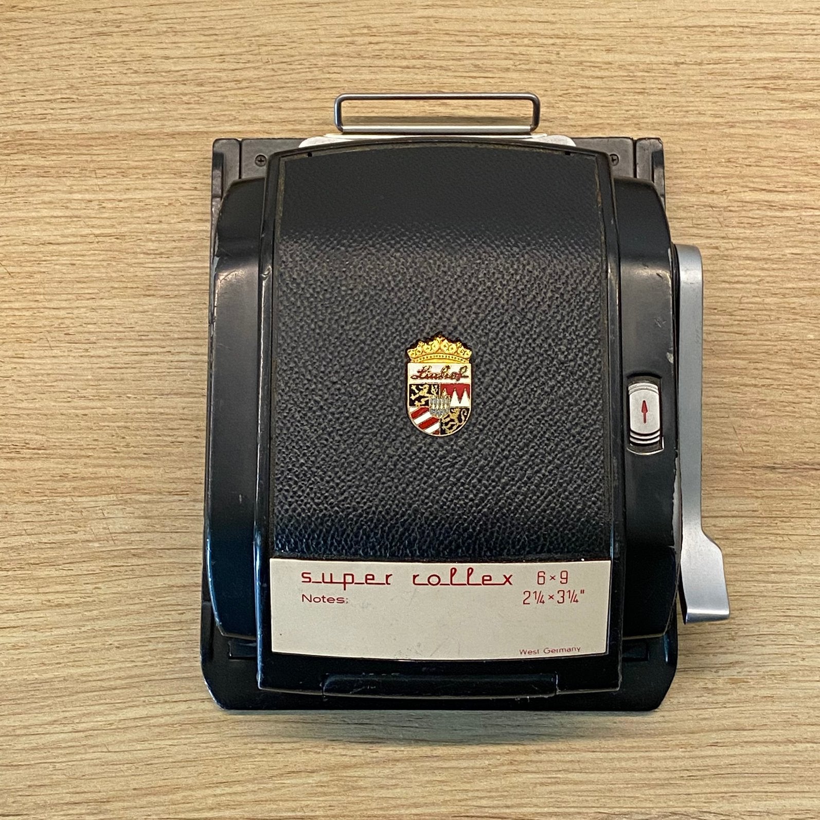Linhof Super Rollex 6x9 magazijn in perfecte staat, Audio, Tv en Foto, Fotocamera's Analoog, Ophalen of Verzenden, Zo goed als nieuw