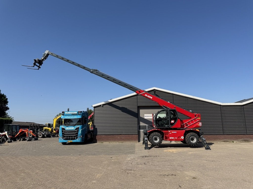 MAGNI RTH 5.18 roterende verreiker (merlo manitou) €2170 L, Articles professionnels, Chariot télescopique