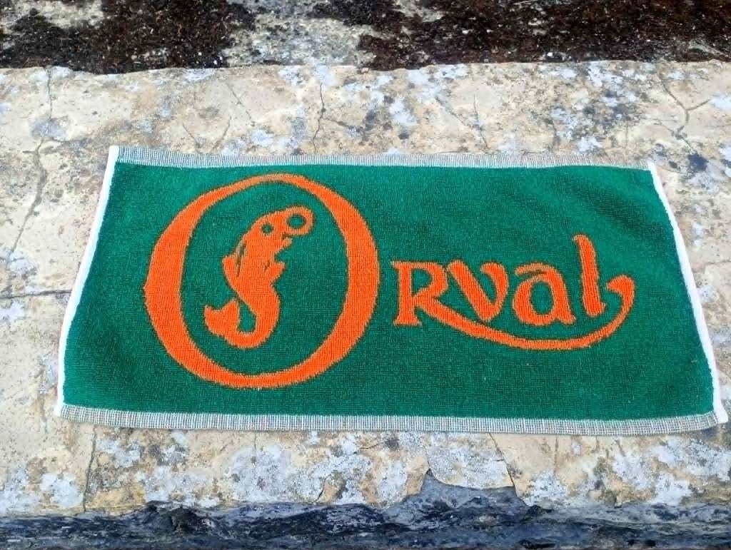 Brasserie bière tapis de bar Trappiste d'Orval, Collections, Enlèvement ou Envoi, Utilisé, Panneau, Plaque ou Plaquette publicitaire