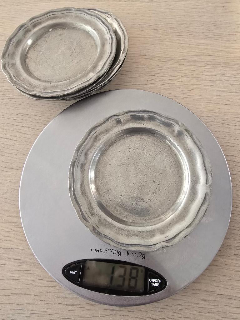 Tinnen coasters, Antiek en Kunst, Ophalen
