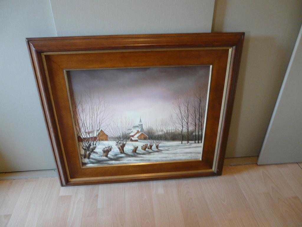 PEINDRE UN PAYSAGE D'HIVER AVEC BILLETTE., Enlèvement