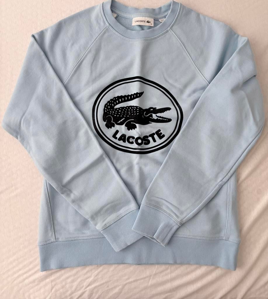 Women’s 3D Logo Organic Cotton Fleece Sweatshirt - Lacoste, Ophalen, Zo goed als nieuw, Maat 46 (S) of kleiner, Blauw
