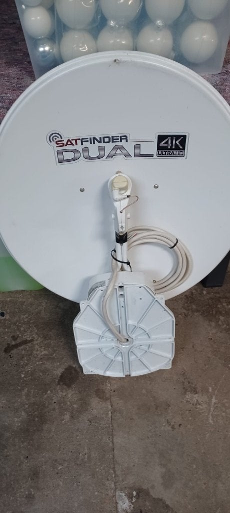 Automatische schotelantenne, Caravanes & Camping, Enlèvement, Utilisé