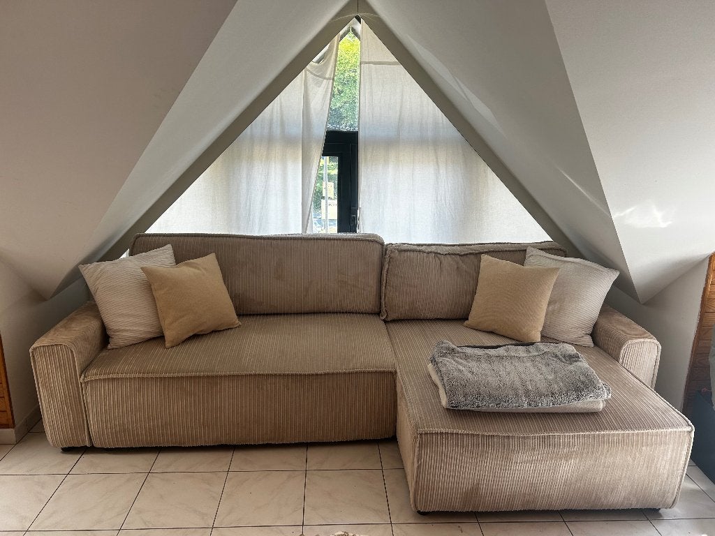 Canapé d’angle convertible, Maison & Meubles, Trois personnes, 250 à 300 cm, Banc d'angle, 125 à 150 cm