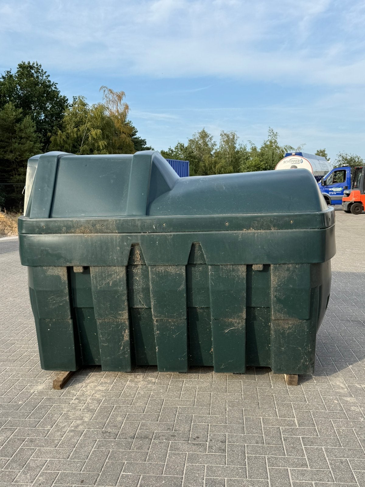 Bovengrondse mazouttank 2500L gereinigd, Enlèvement ou Envoi, Comme neuf, Autres types
