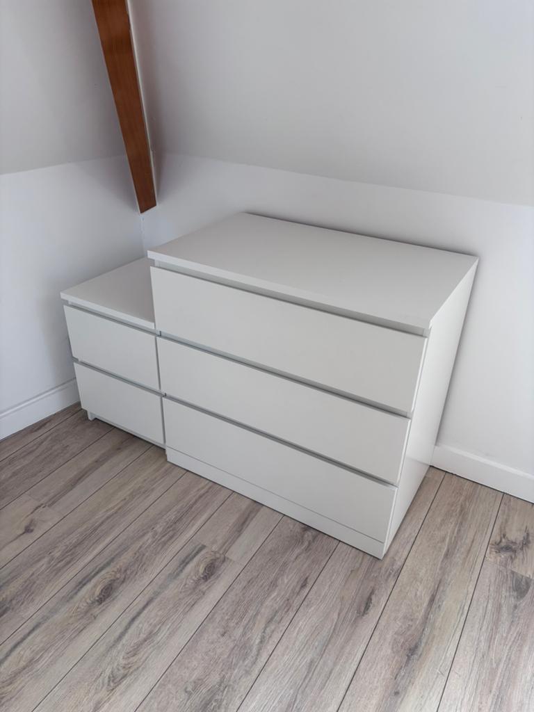 IKEA MALM ladekastjes, Huis en Inrichting, Ophalen, 70 cm of meer, Hout, 65 cm of meer