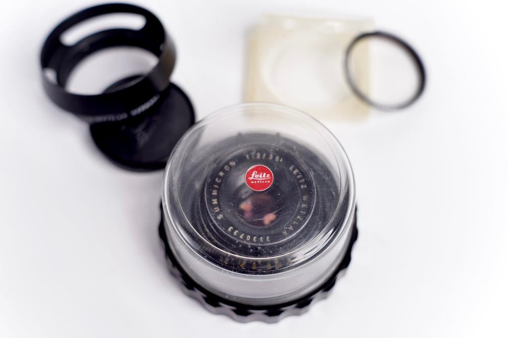 Leica Summicron 35mm f/2 (6-element), Ophalen of Verzenden, Zo goed als nieuw