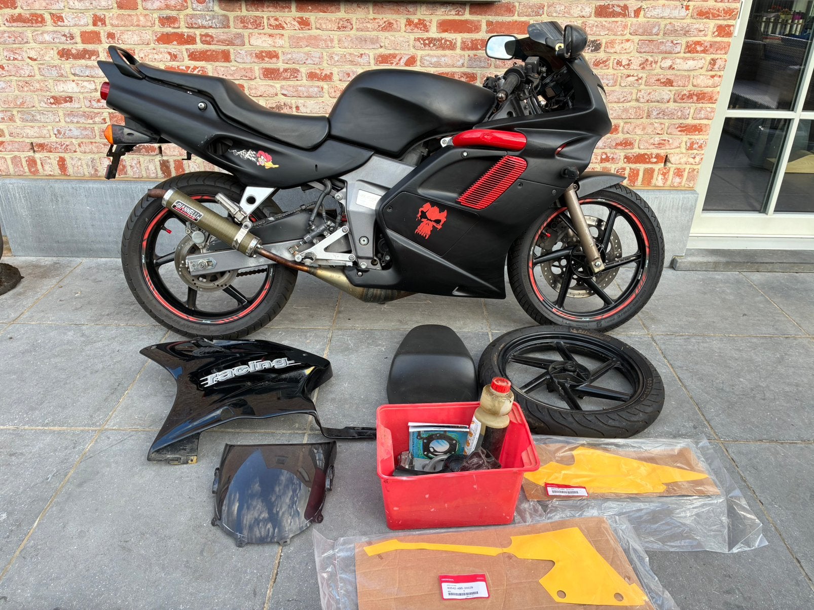 Honda nsr 125 cc met onderdelen, Motoren, Ophalen