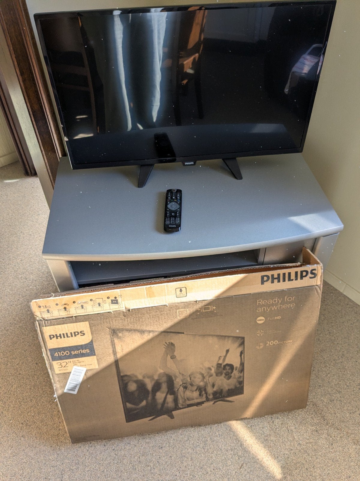 Philips 32 inch Full HD TV (4100 serie), TV, Hi-fi & Vidéo, Télévisions, Philips, LED, Enlèvement, Utilisé