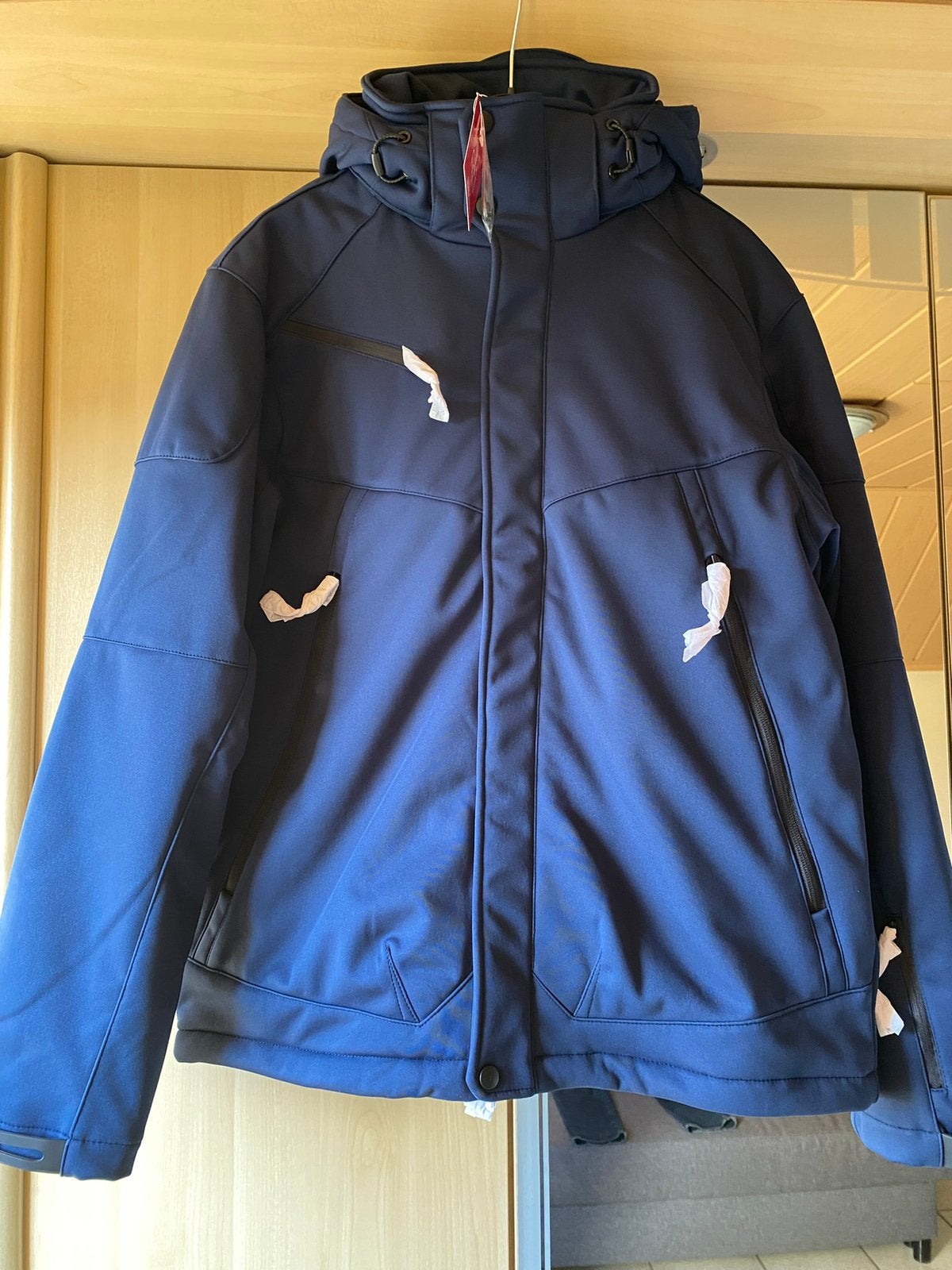 Winterjas heren Blauw NIEUW, Ophalen of Verzenden, Nieuw, Maat 48/50 (M), Blauw