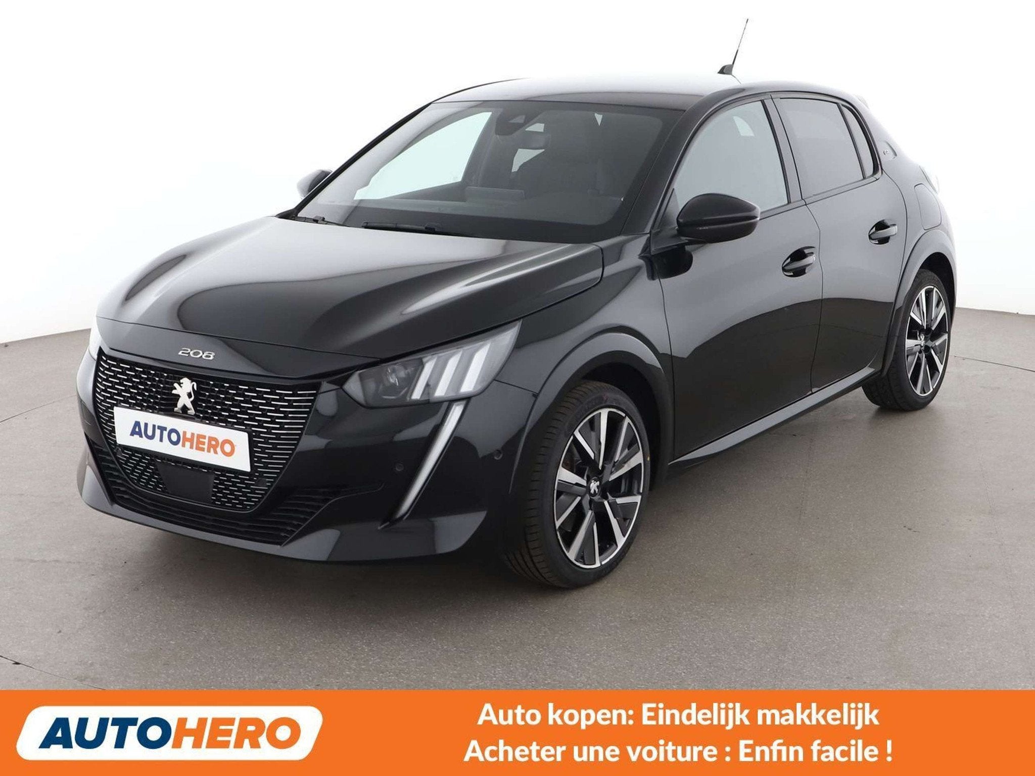 Peugeot 208 1.5 Blue-HDi GT (bj 2022), Auto's, Peugeot, Voorwielaandrijving, Gebruikt, 1165 kg, Zwart