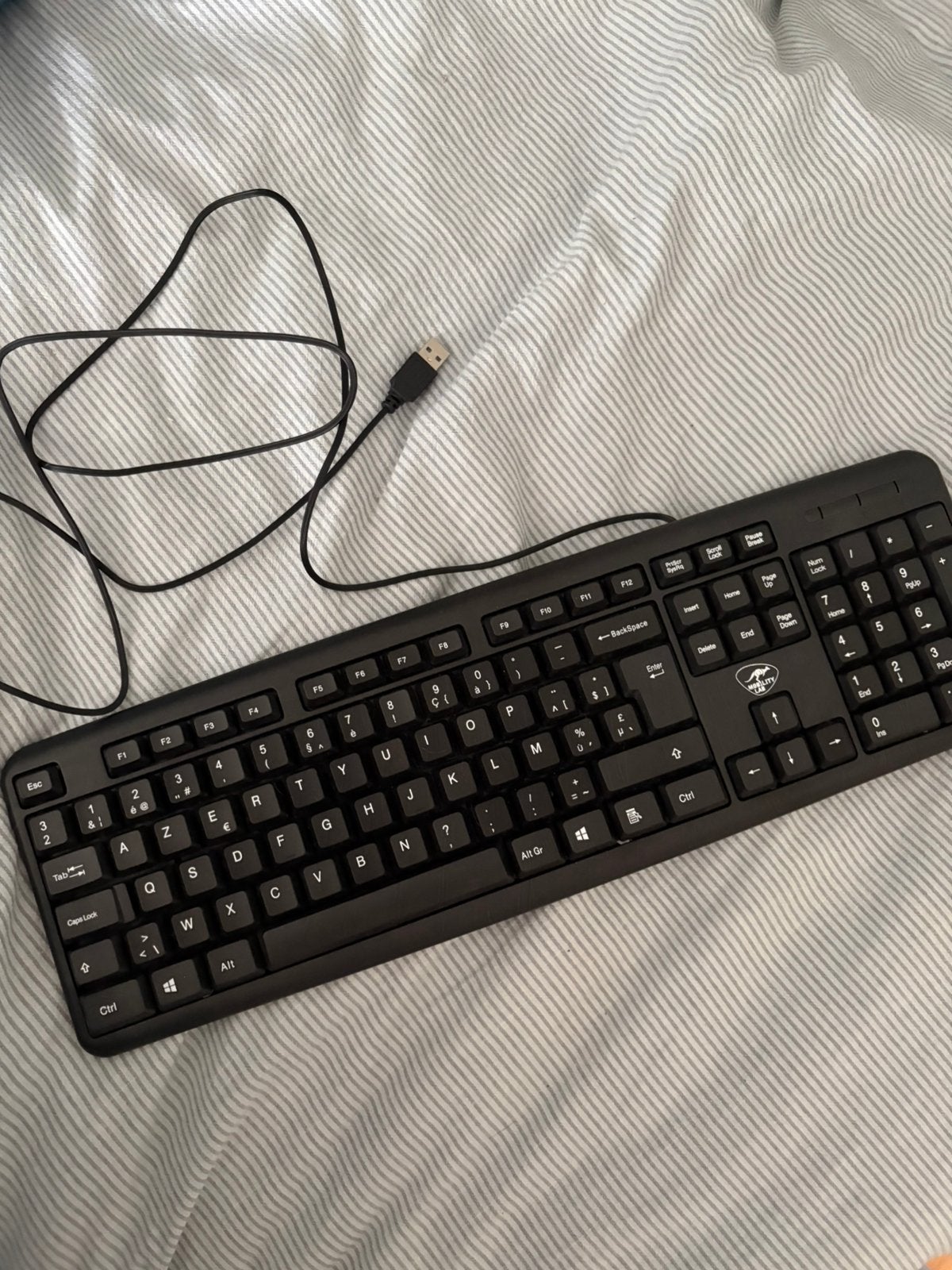 AZERTY toetsenbord usb, Computers en Software, Toetsenborden, Ophalen, Azerty, Nieuw