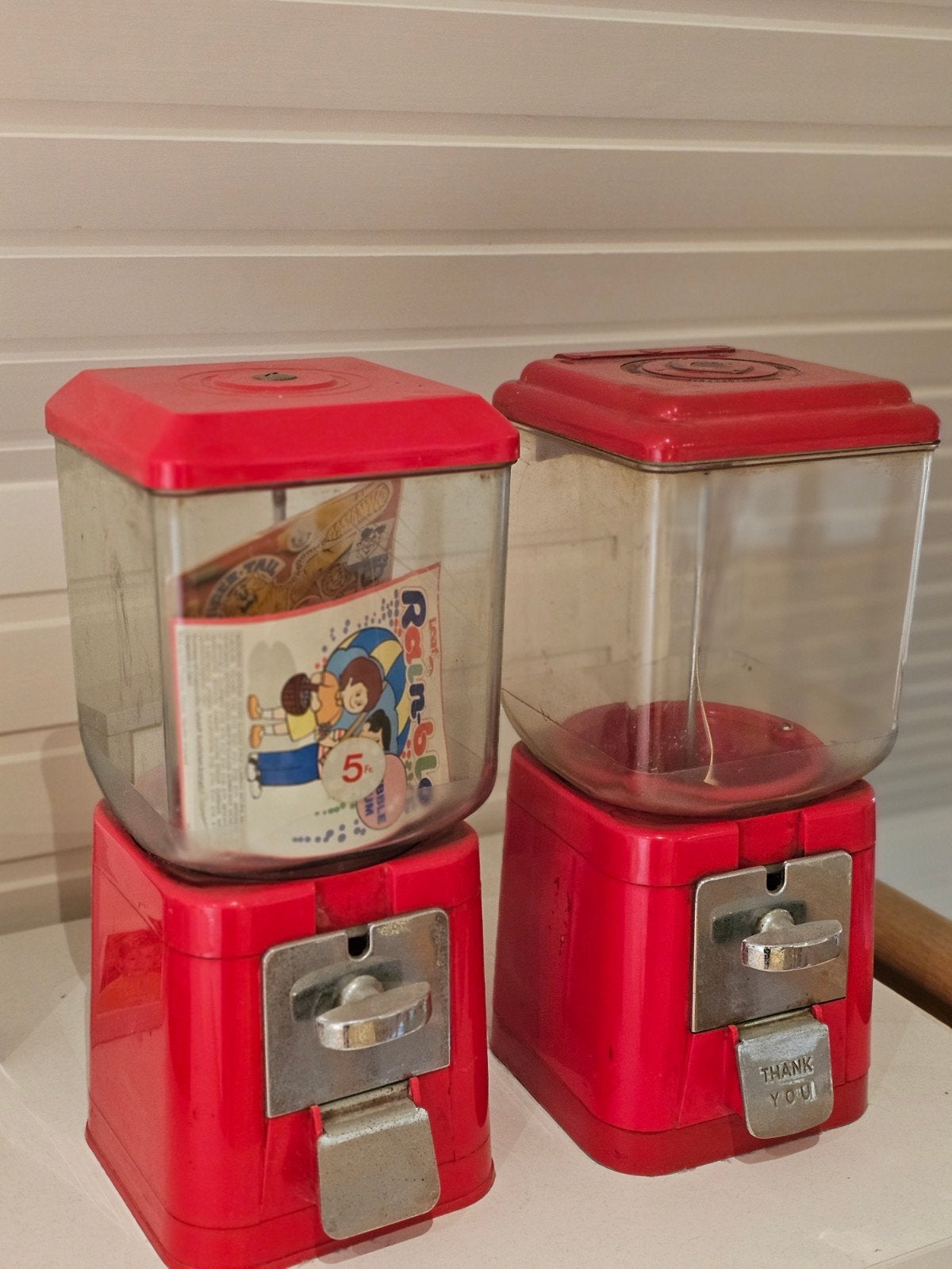 Vintage Gumball Machines, Collections, Enlèvement ou Envoi, Utilisé