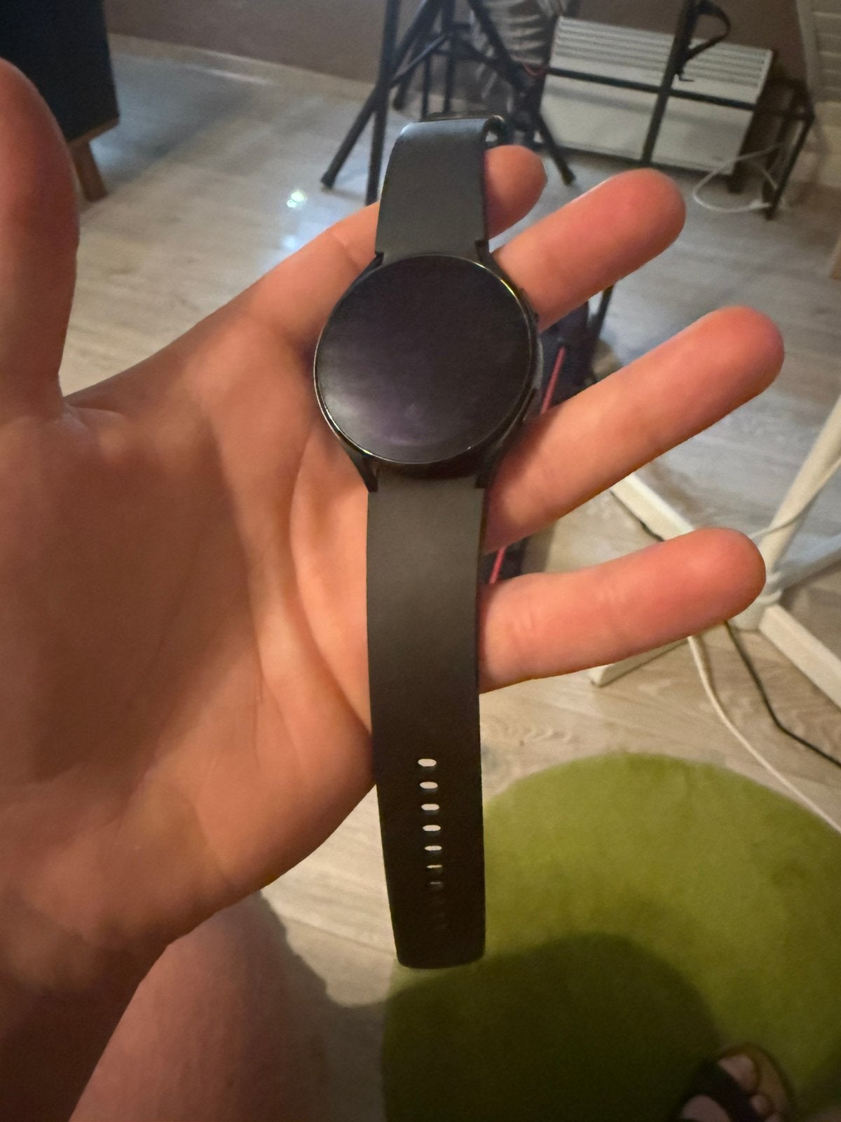 Samsung galaxy watch 4, Ophalen, Zo goed als nieuw, Zwart, Android