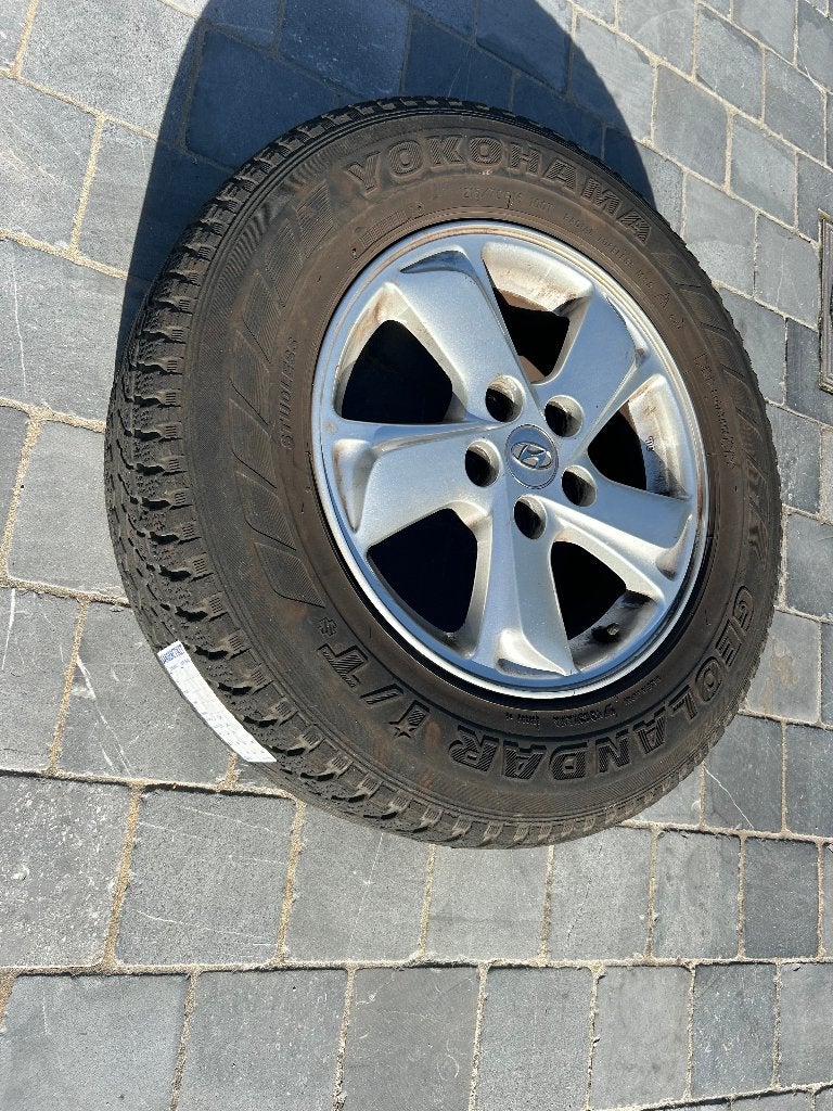 4 winterbanden met velgen, Auto-onderdelen, Ophalen, Banden en Velgen, Winterbanden, Personenwagen