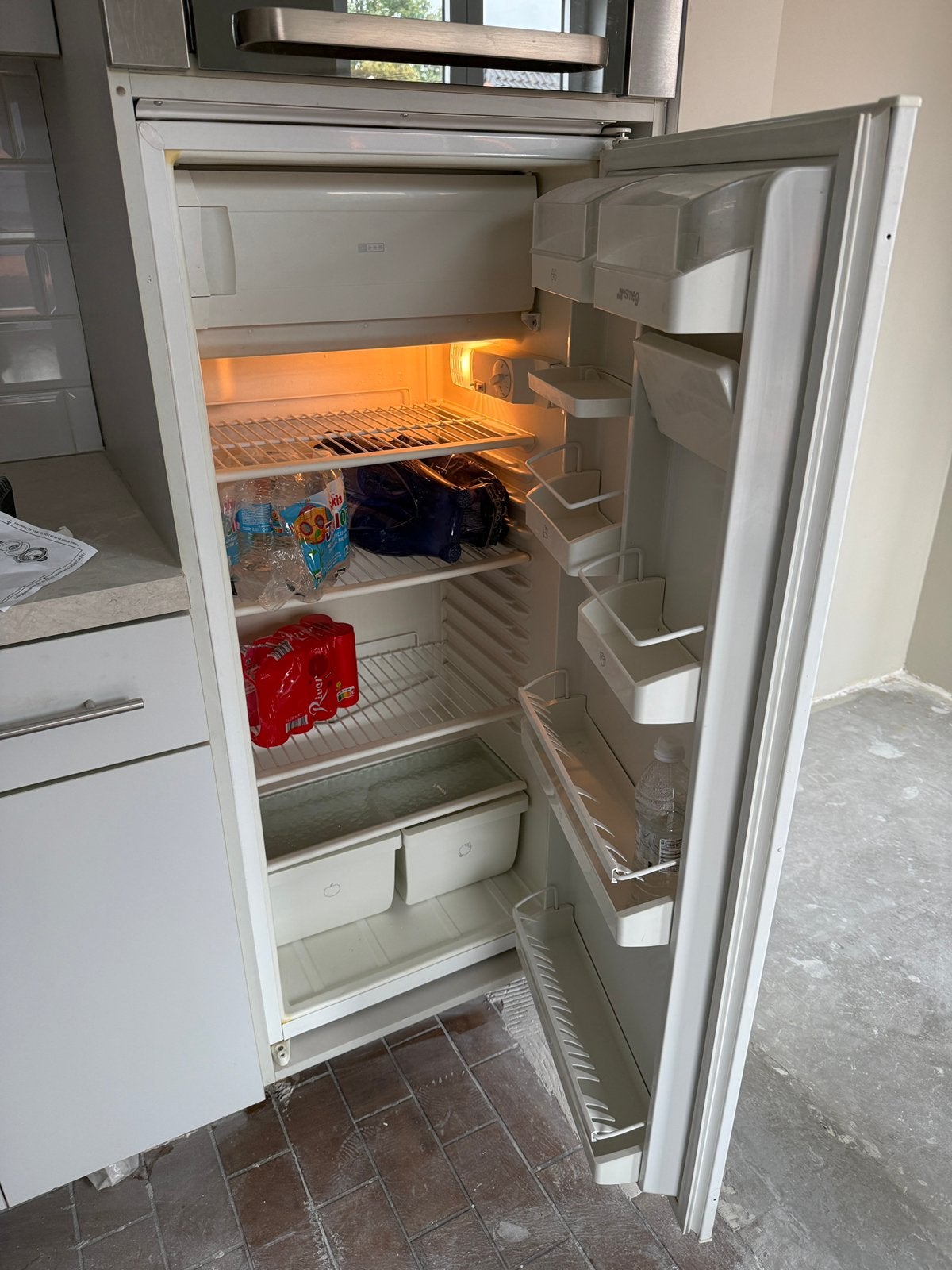 Smeg inbouw koelkast, Ophalen, Zo goed als nieuw