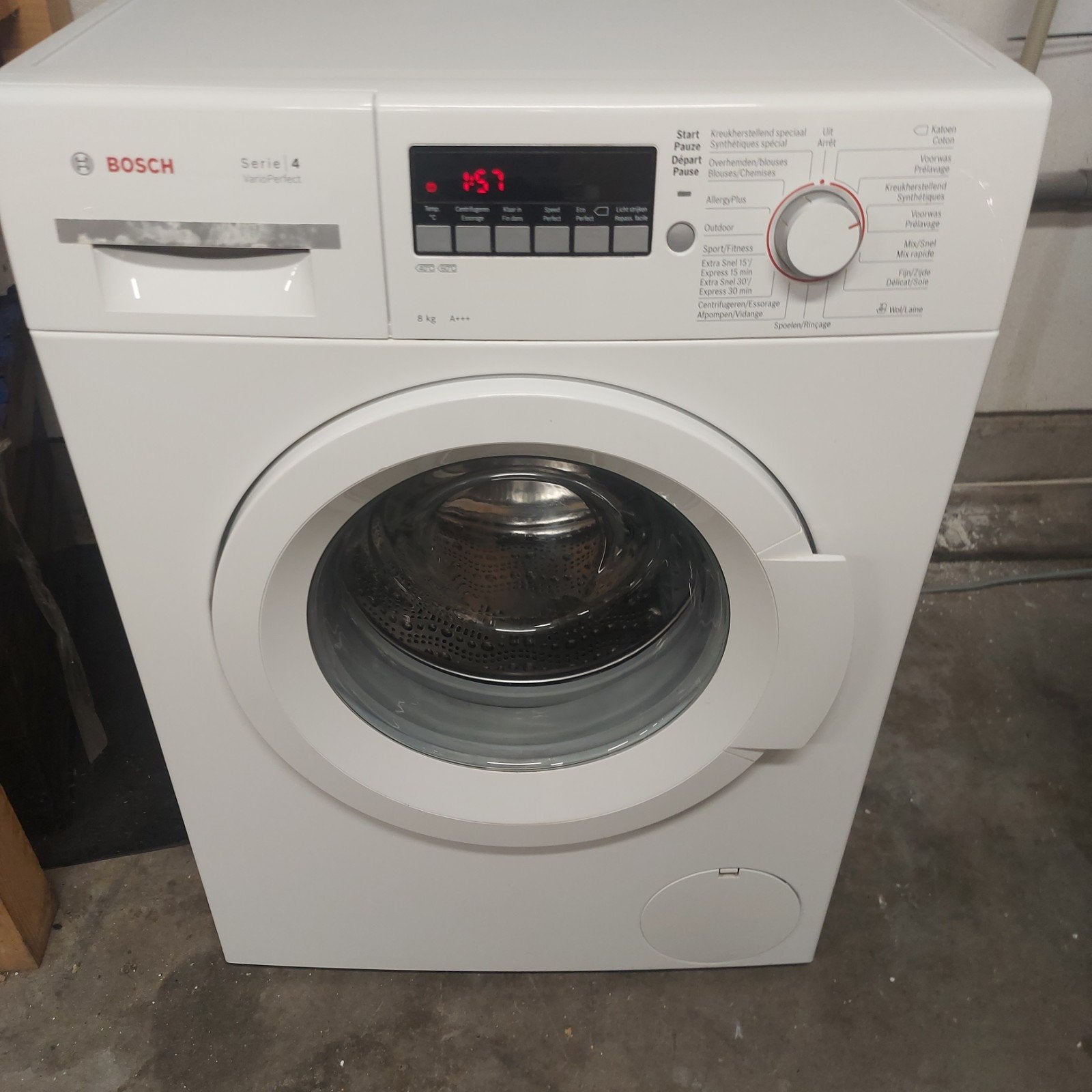 Bosch wasmachine 8kg klas A +++, Ophalen