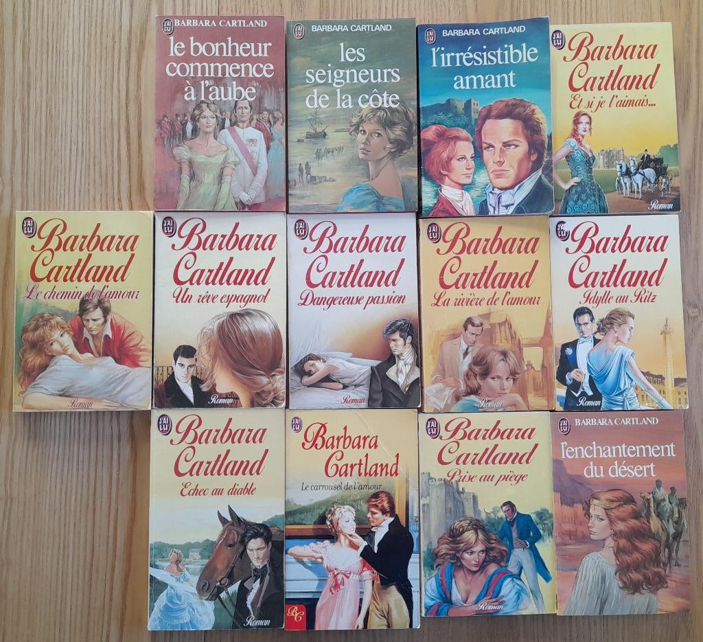 Livres Barbara Cartland, Livres, Enlèvement ou Envoi, Utilisé, Barbara Cartland, Belgique