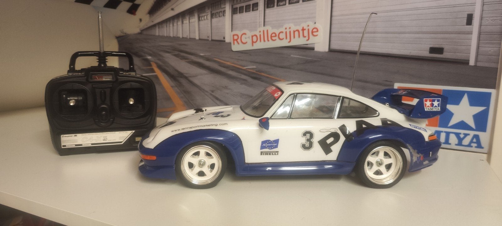 piano Tamiya TA-03 pour Porsche GT2, Enlèvement ou Envoi