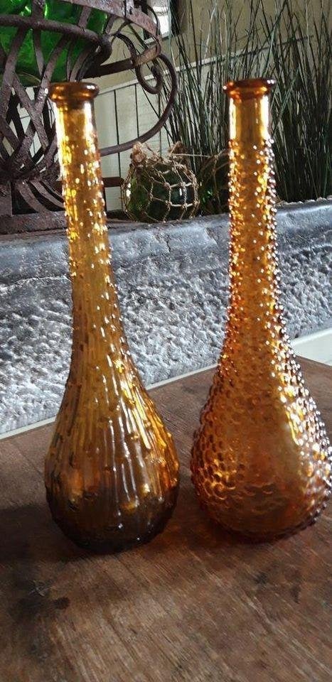 Empoli Genie Bottle 2 stuks beschikbaar, Antiek en Kunst, Ophalen of Verzenden