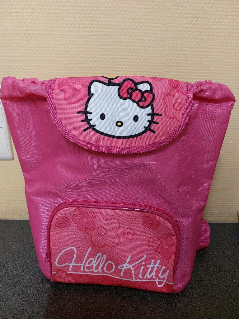 Sac à dos Hello Kitty, Enfants & Bébés, Enlèvement ou Envoi, Rose, Sac à dos, Utilisé