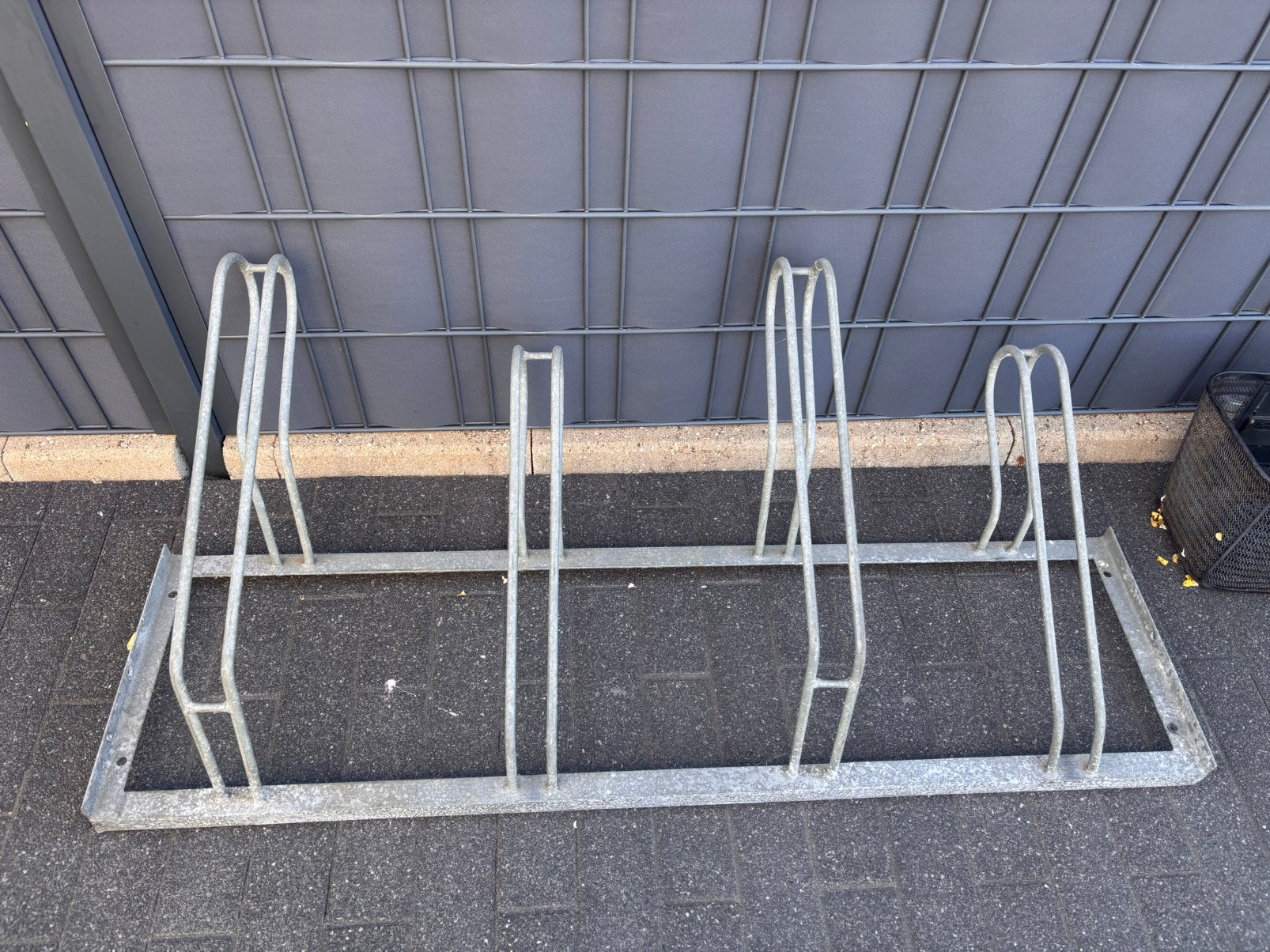 Fietsenrek 4 rails, Fietsen en Brommers, Fietsaccessoires | Fietsenrekken, Ophalen, Zo goed als nieuw
