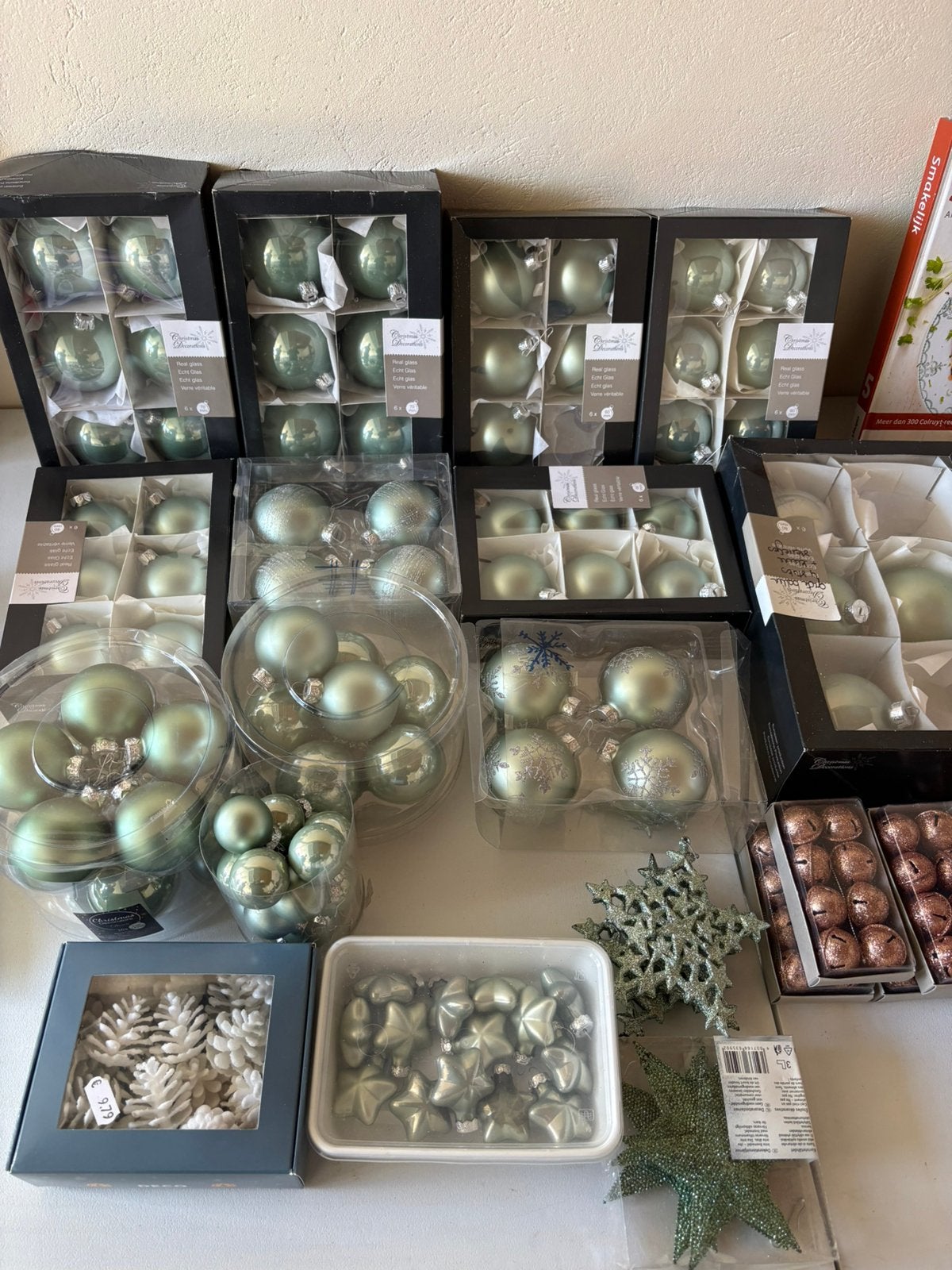 Kerstballen mint, Ophalen, Zo goed als nieuw