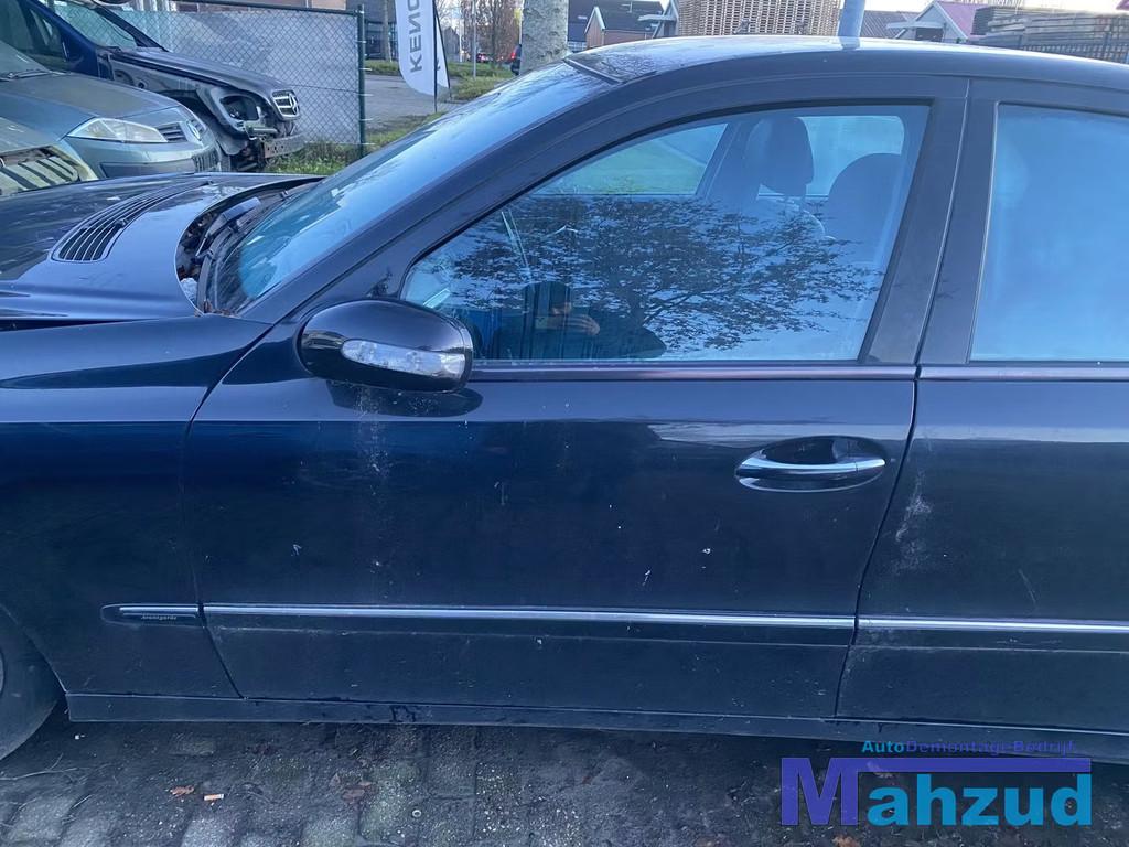 MERCEDES E-KLASSE W211 zwart sedan Links voor deur portier 2, Auto-onderdelen, Gebruikt, Mercedes-Benz AG, Deur, Mercedes-Benz