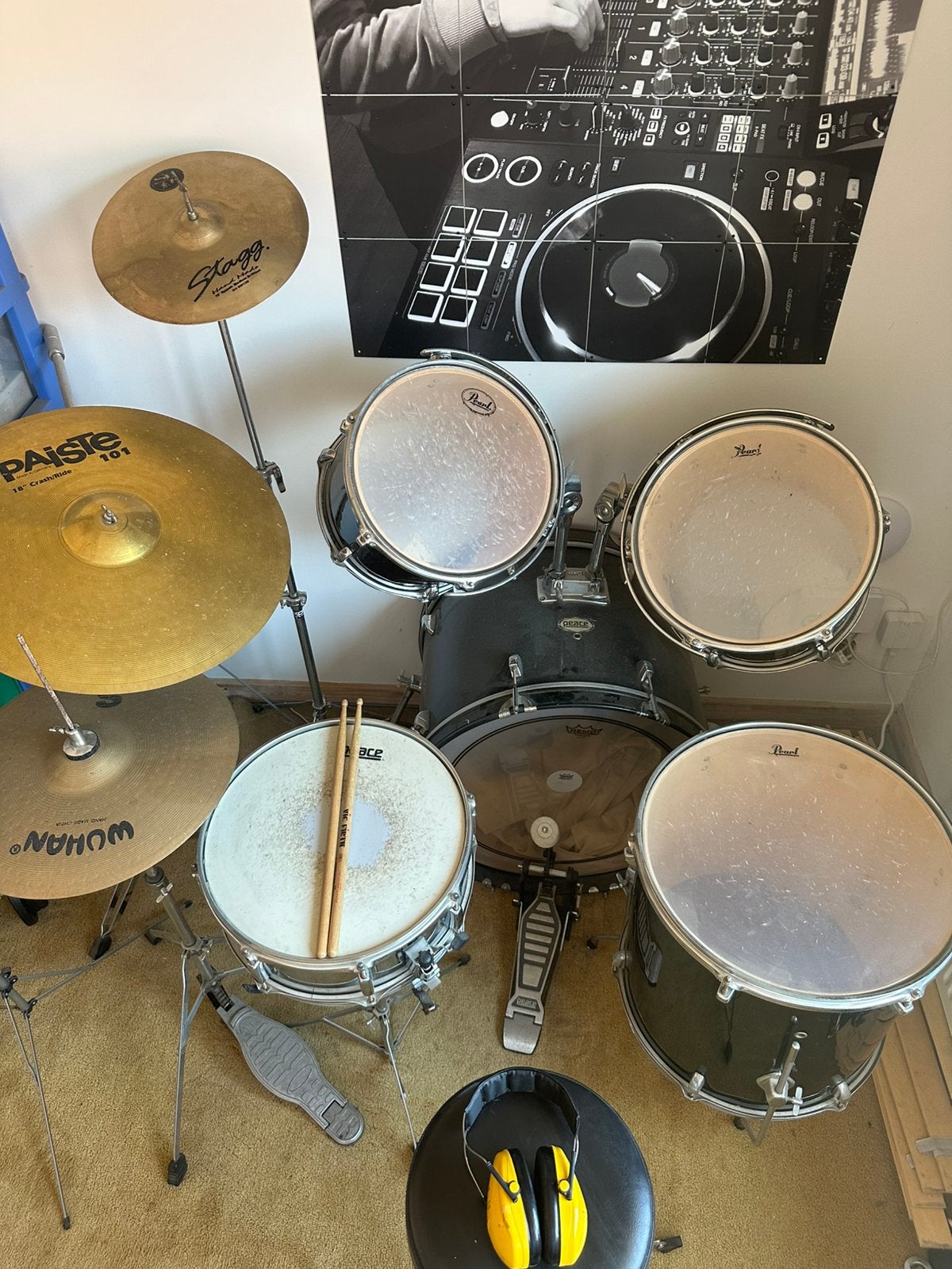 Drumstel, Ophalen, Gebruikt