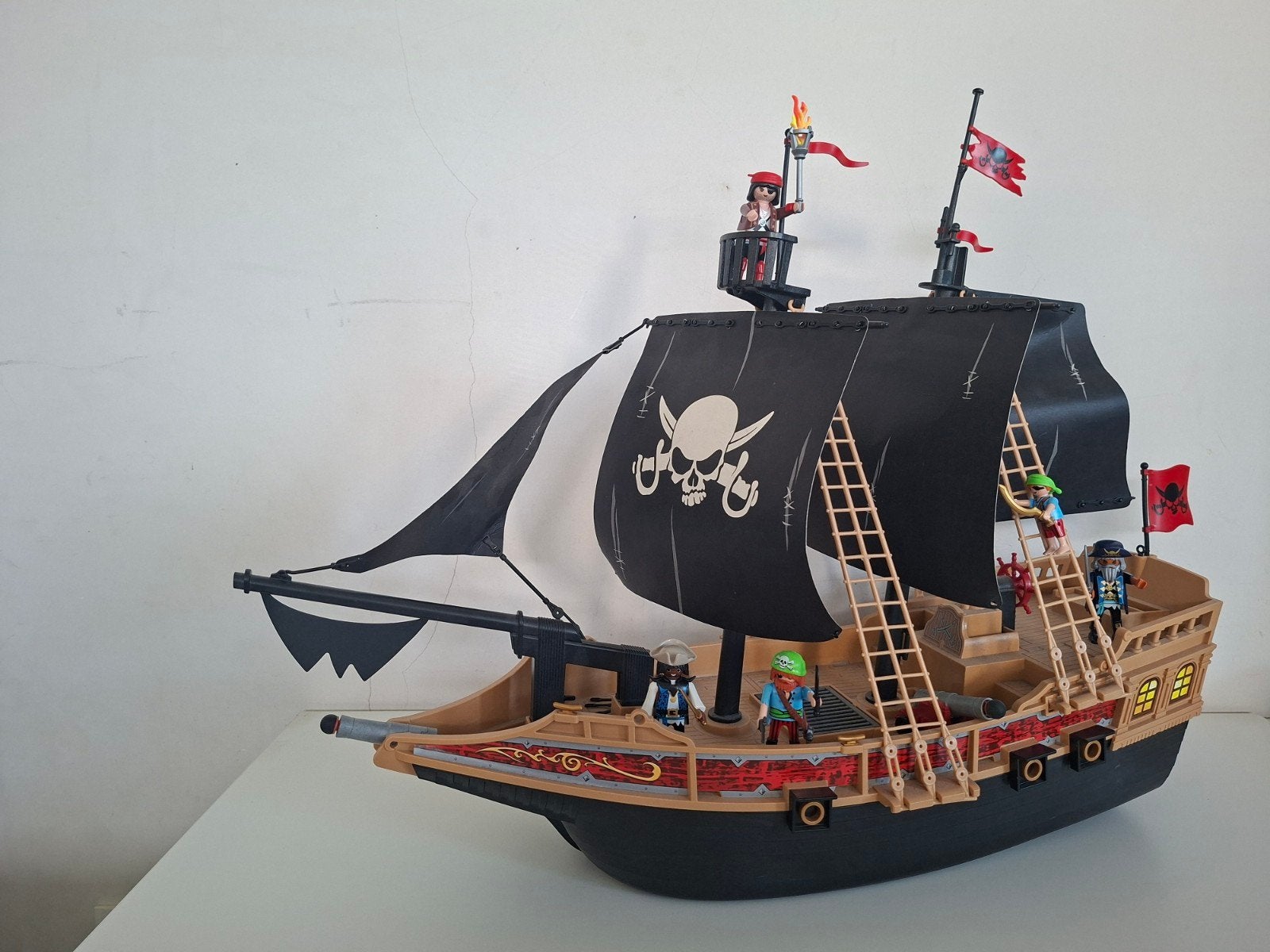 Playmobil piraten aanvalsschip 6678, Ophalen, Pirates, Zo goed als nieuw, Boot/Schip