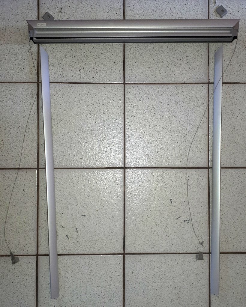 verduistering gordijn velux DKL M04 grijs, Huis en Inrichting, Stoffering | Gordijnen en Lamellen, Overige merken, Duo rolgordijn