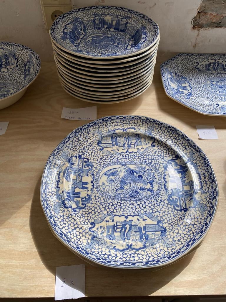 Engels servies "wiliam adams", Antiek en Kunst, Antiek | Servies compleet, Ophalen