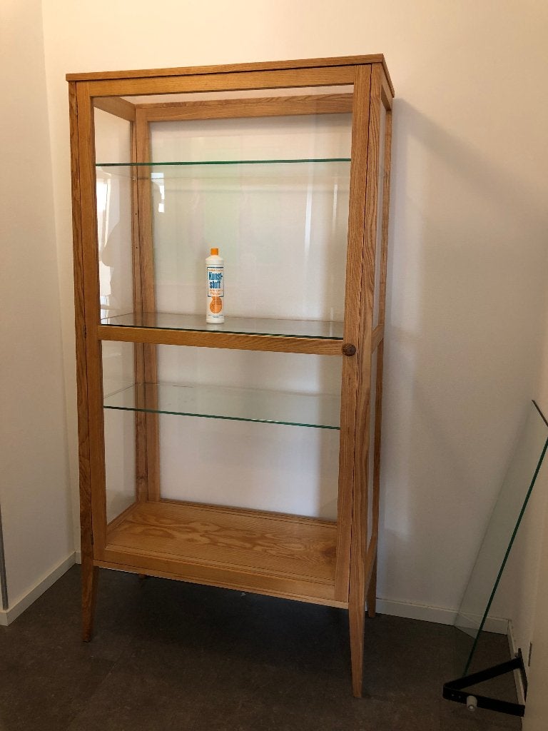 Vitrinekast - handgemaakt - design meubelmaker - Atelier 4D, Ophalen, Modern design, Met deur(en), 50 tot 100 cm