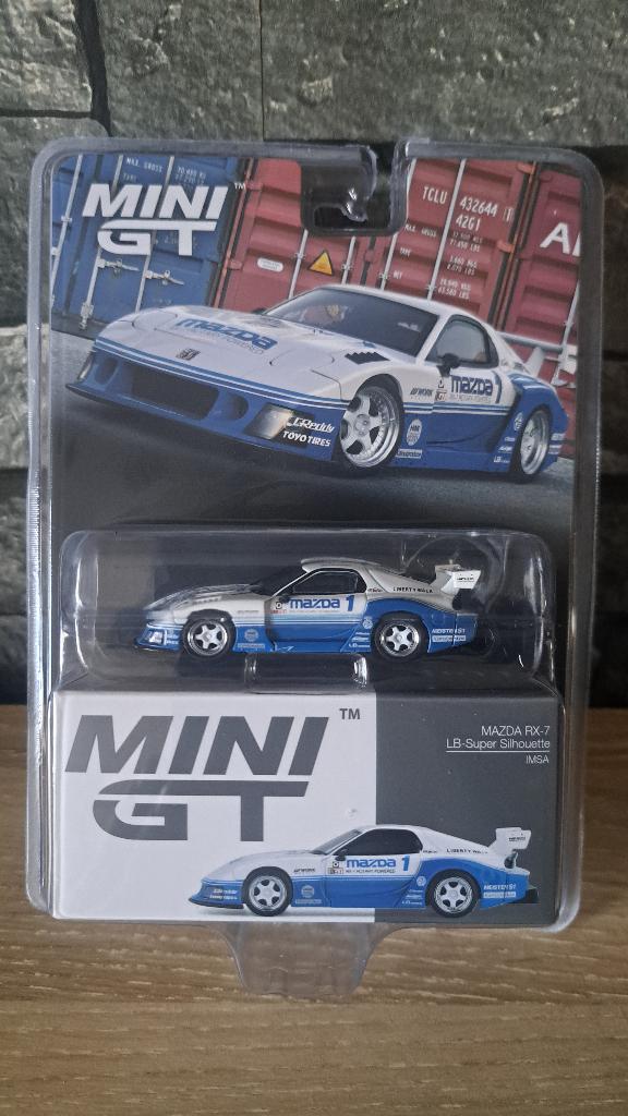 MAZDA RX-7 IMSA (blister) Mini gt, Neuf, Enlèvement ou Envoi, Voiture, Mini gt