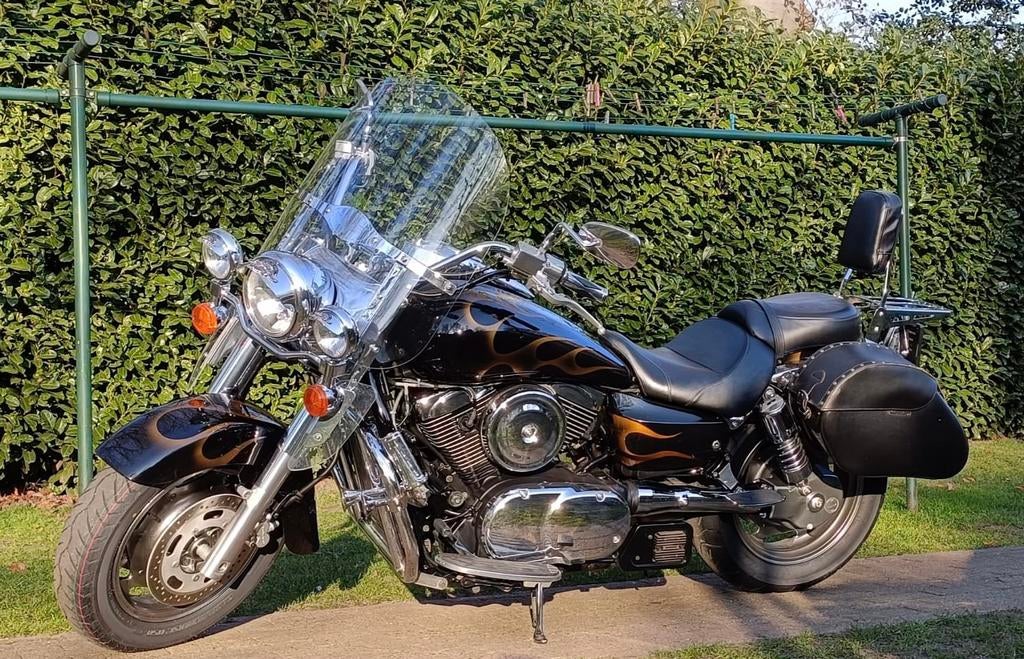Kawasaki VN1600 Classic, Motoren, Motoren | Kawasaki, Particulier, Chopper, meer dan 35 kW, 2 cilinders, Motorrijbewijs A, ABS