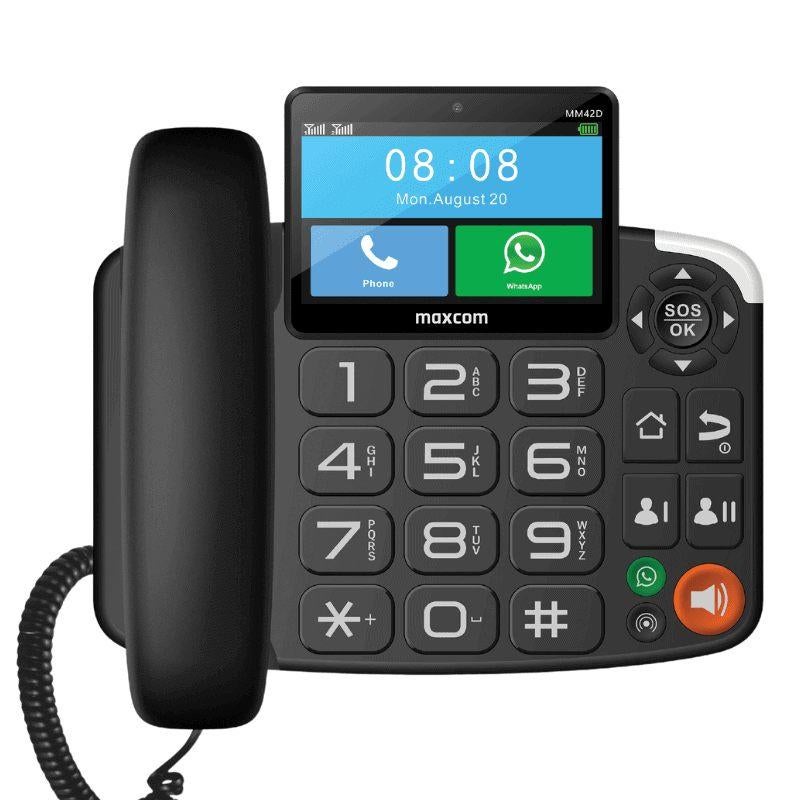 Seniorentelefoon met simkaart!, Télécoms, Téléphones fixes | Combinés & sans fil, Comme neuf, 1 combiné, Enlèvement