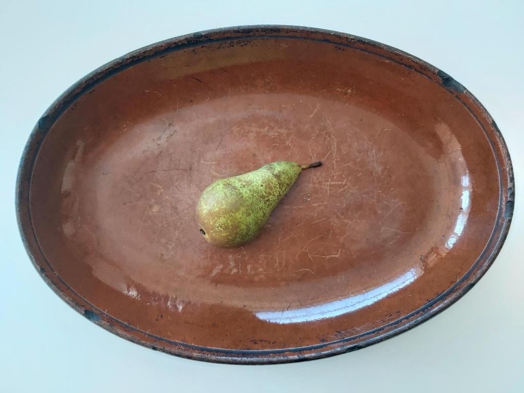 Prachtige XXL (50 cm) oude franse ovenschaal Revol StUze, Enlèvement ou Envoi