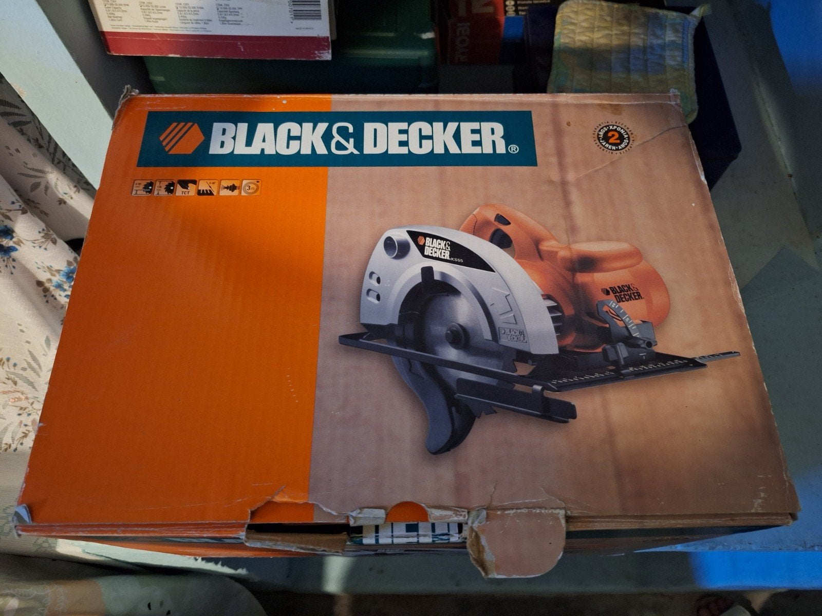 scie circulaire Black & Decker ks 55, Enlèvement, Scie circulaire