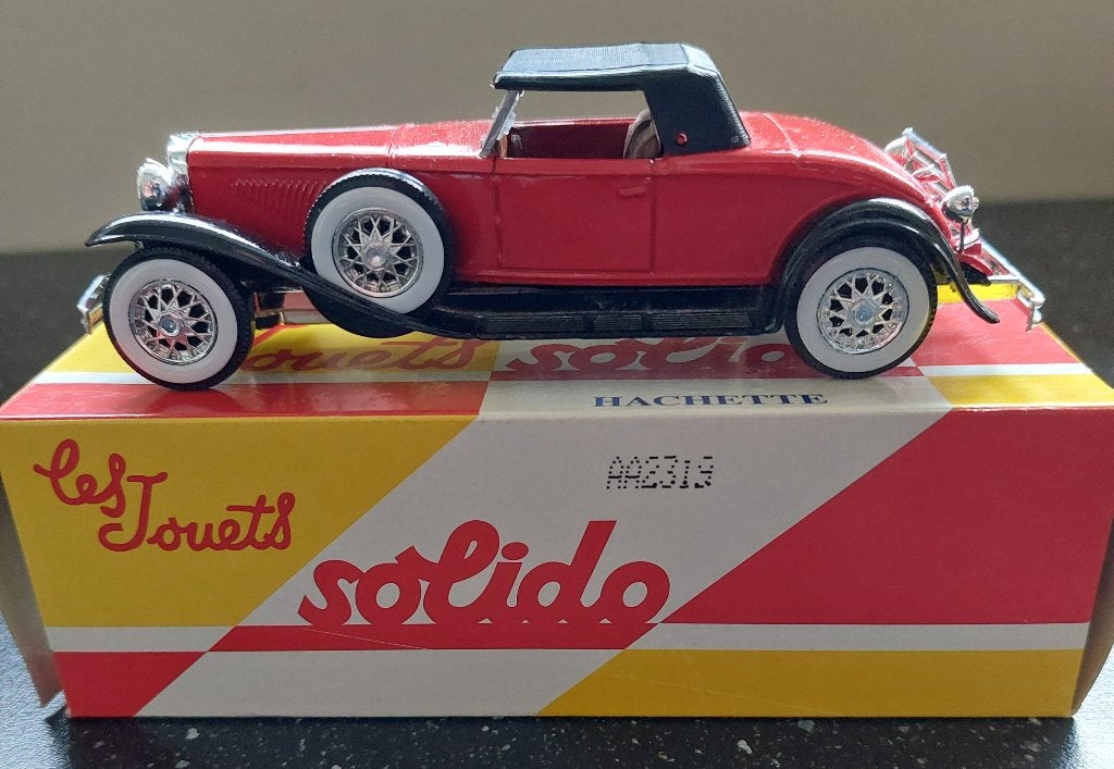Hachette Solido - Deusenberg J - 1:43, Hobby en Vrije tijd, Modelauto's | 1:43, Ophalen of Verzenden, Nieuw, Solido