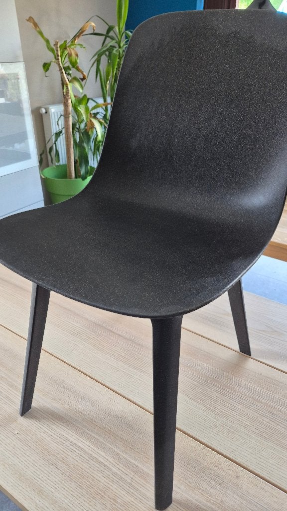 6 Chaises IKEA : ODGER anthracite, Maison & Meubles, Chaises, Utilisé, Cinq, Six Chaises ou plus, Autres matériaux, Noir, Enlèvement