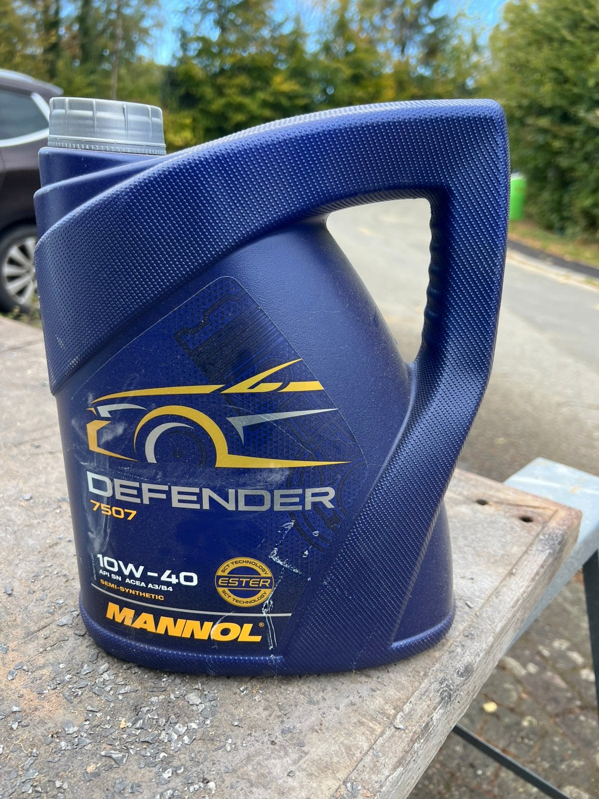 Huile 10w-40 Mannol defender neuf, Enlèvement ou Envoi