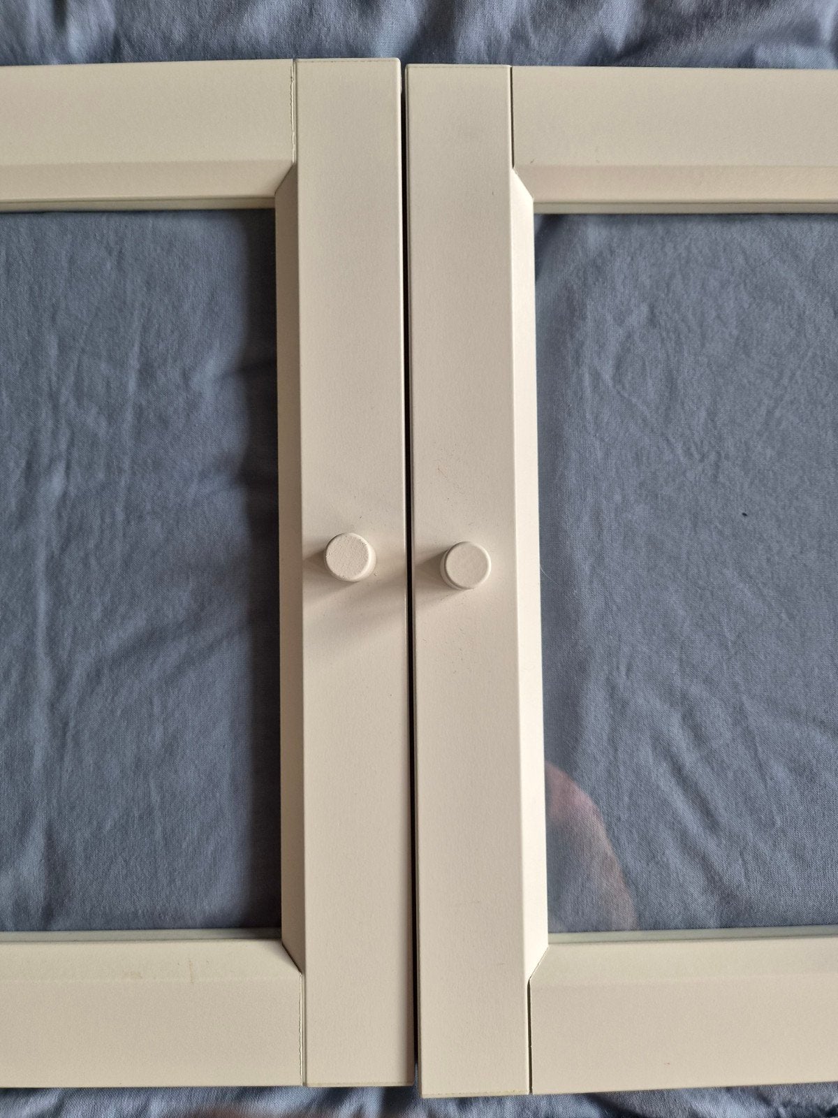 2x OXBERG Porte vitrée blanc pour étagère bibliothèque BILLY, Enlèvement, Blanc