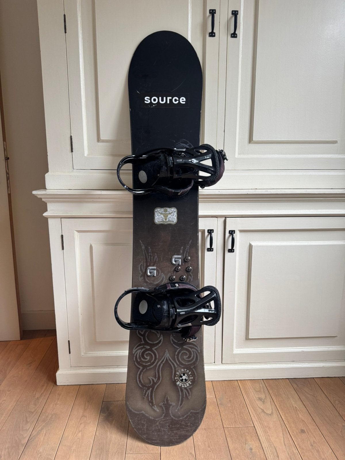 Snowboard burton 166 inclusief botten en opbergzak, Sport en Fitness, Ophalen, Board