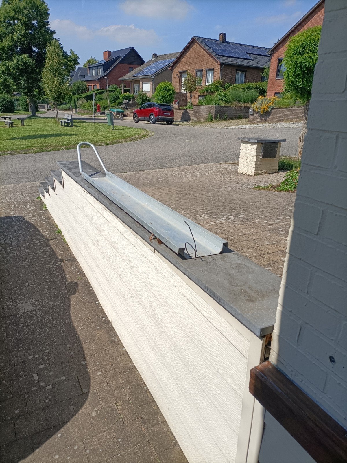 Moto rail in roestvrij staal., Motoren, Ophalen