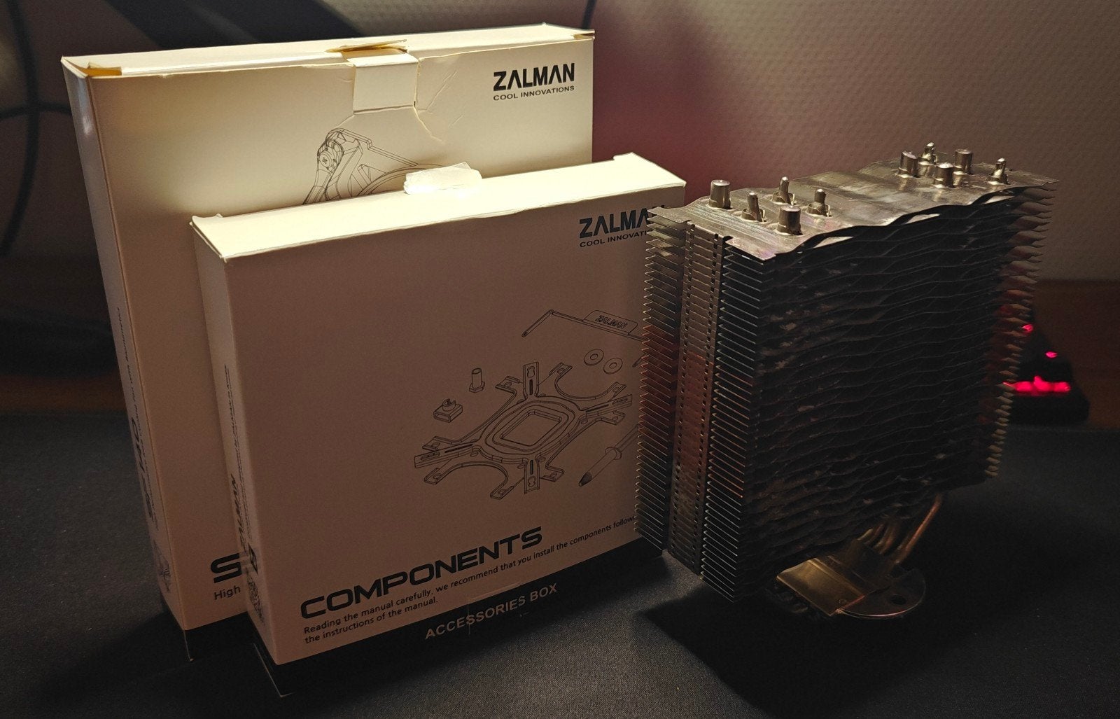 Zalman CNPS17X Lucht Cpu Koeler, Computers en Software, Ophalen, Refurbished, Luchtkoeling