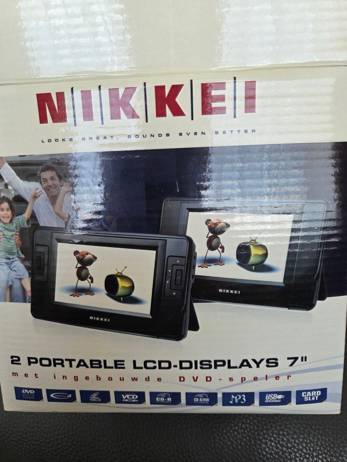 2 portable display, Autres marques, Comme neuf, Enlèvement, Lecteur DVD