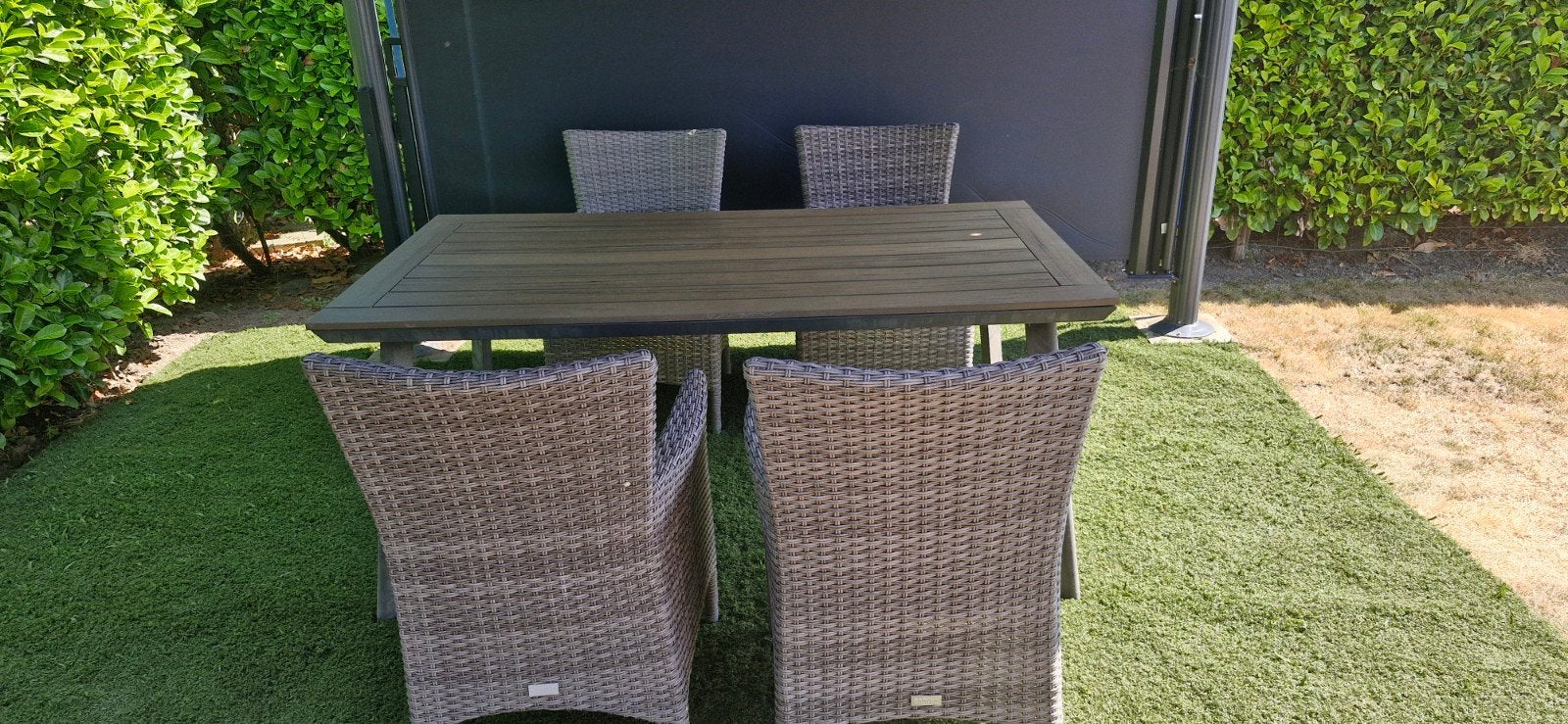 mobilier de jardin, Enlèvement, Comme neuf, Rotin, 4 places