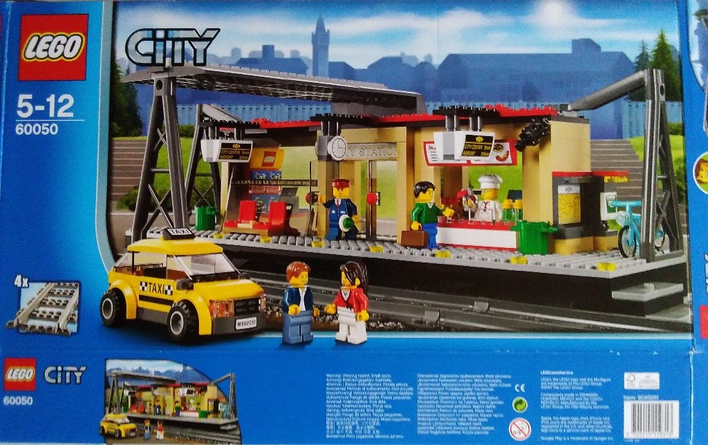 Lego Treinstation, Kinderen en Baby's, Ophalen, Zo goed als nieuw, Lego, City