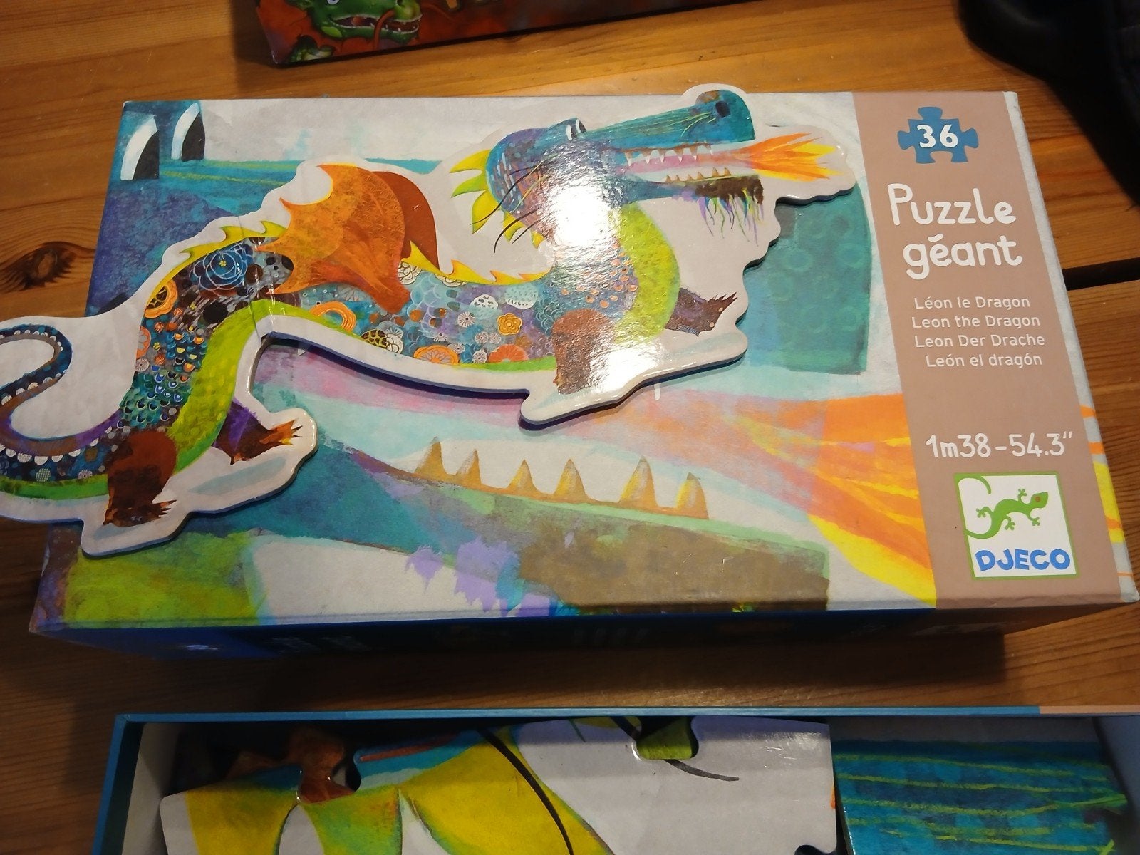 vloer puzzel, Ophalen